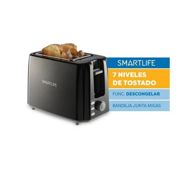 Tostadora Eléctrica Smartlife TO1301 Boca Ancha - Imagen 2