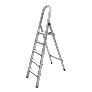 Escalera Aluminio Premium Home 6 Escalones Tijera Reforzada 150kg