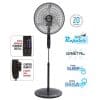 Ventilador de Pie Liliana VPD20R Control Remoto Programable 20" - Imagen 2