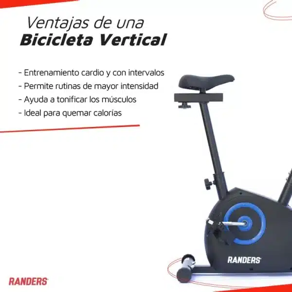 Bicicleta Fija Randers ARG-136 Azul - Imagen 5