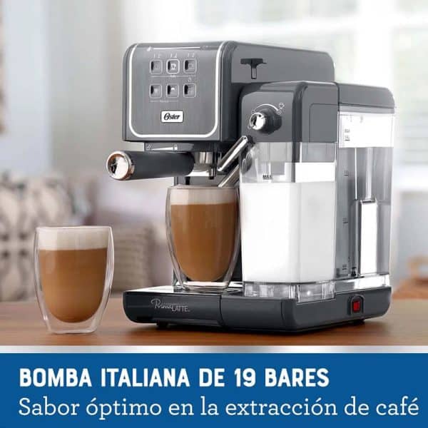 Cafetera Oster Primalatte Touch OBVSTEM6801M-054 Autom?tica Plateada Para Expreso y Capsulas - Imagen 5
