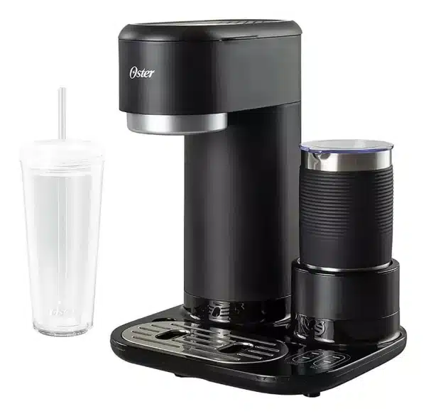 Cafetera Oster Latte 4 En 1 Con Espumador Oster BVSTDC02B  Color Negro