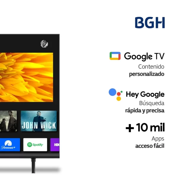 Televisor Smart TV BGH B5523US6G Android FHD 4K 55" - Imagen 4