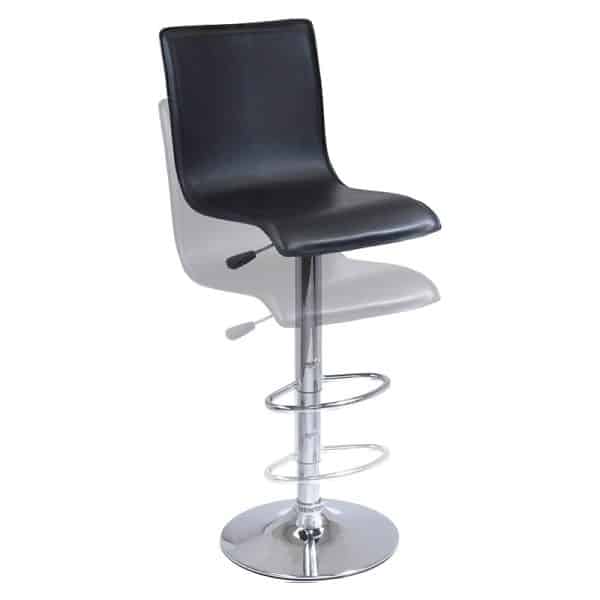 Banqueta Ecocuero con Respaldar Alto Color Blanco X2 Unidades - Imagen 6