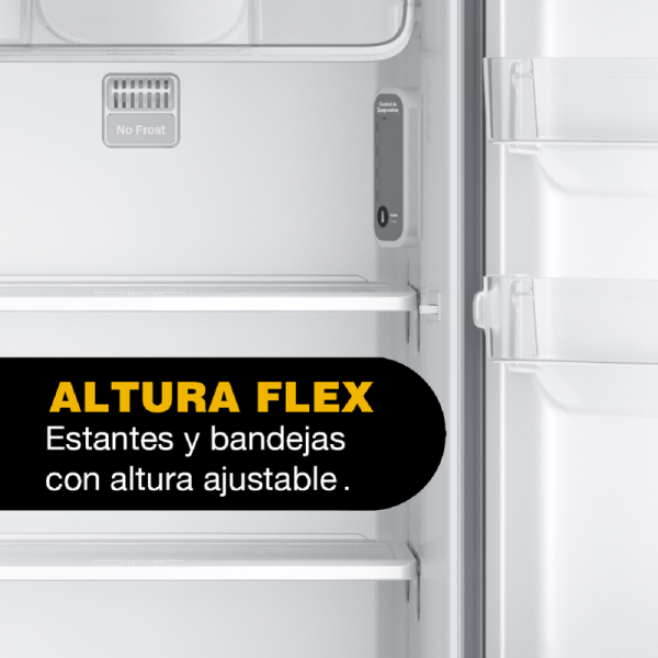 Heladera Whirlpool WRM39CKIDM 340 Litros Acero Inoxidable - Imagen 6