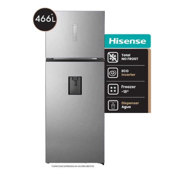 Heladera Hisense 466 Litros No Frost Inverter 94RT461NMC - Imagen 2