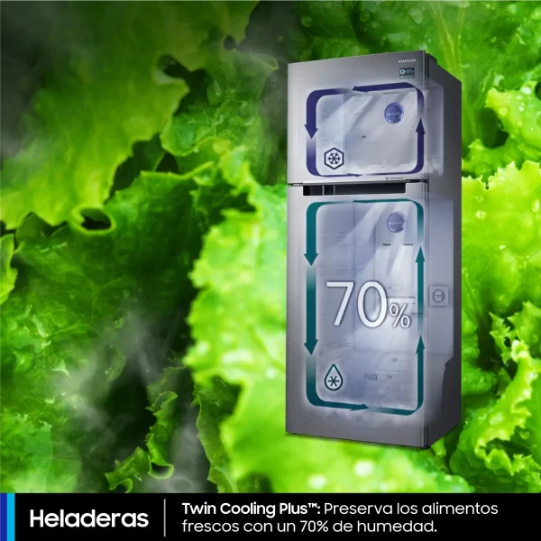 Heladera Samsung 382 Litros RT38K5932BS con dispenser - Imagen 7