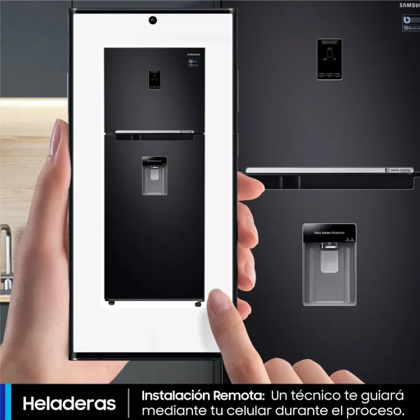 Heladera Samsung 382 Litros RT38K5932BS con dispenser - Imagen 3