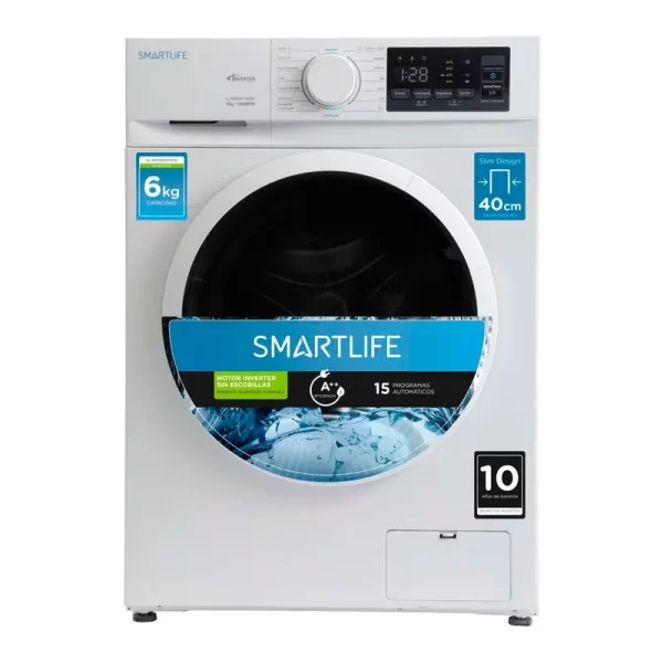 Lavarropas Smartlife Inverter 6 kg WMI061000W Blanco - Imagen 7