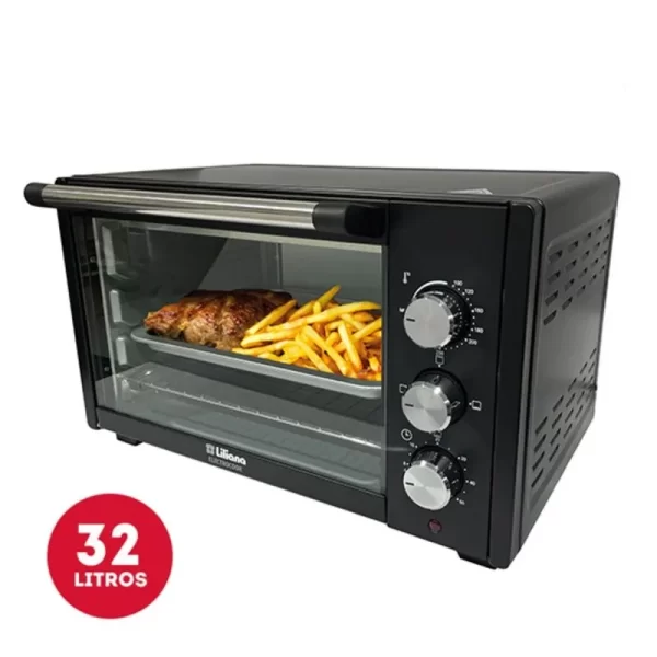 Horno Eléctrico Liliana Electrocook AO320 32 Litros Negro - Imagen 4