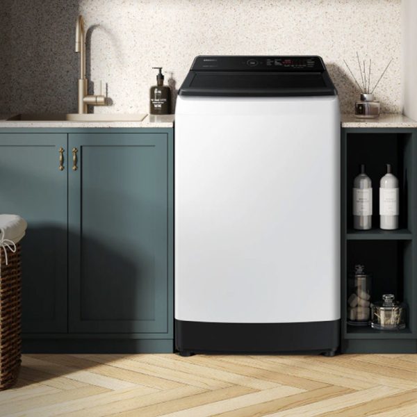 Lavarropas Samsung Inverter 7.5 kg WA75C5441BWUBG Blanco Carga Superior - Imagen 3