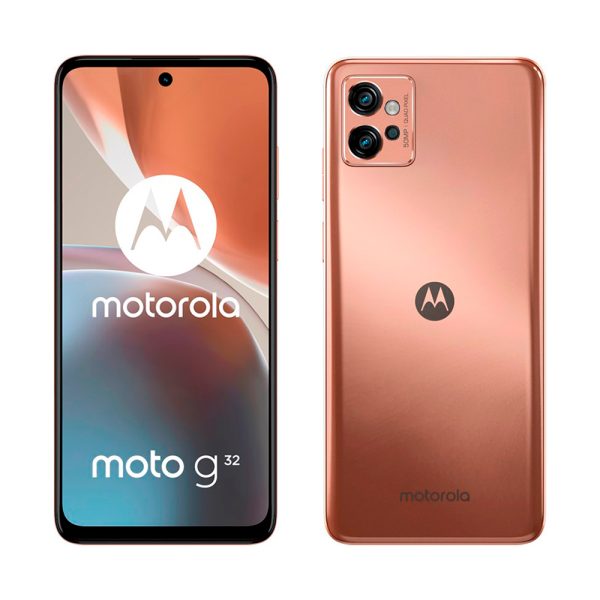 Celular Smartphone Motorola G32 128 GB 6 GB de RAM Rosado Metalizado