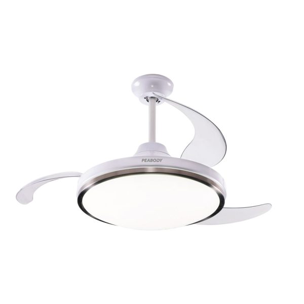 Ventilador de techo Retráctill Peabody VTRDC425B BLANCO