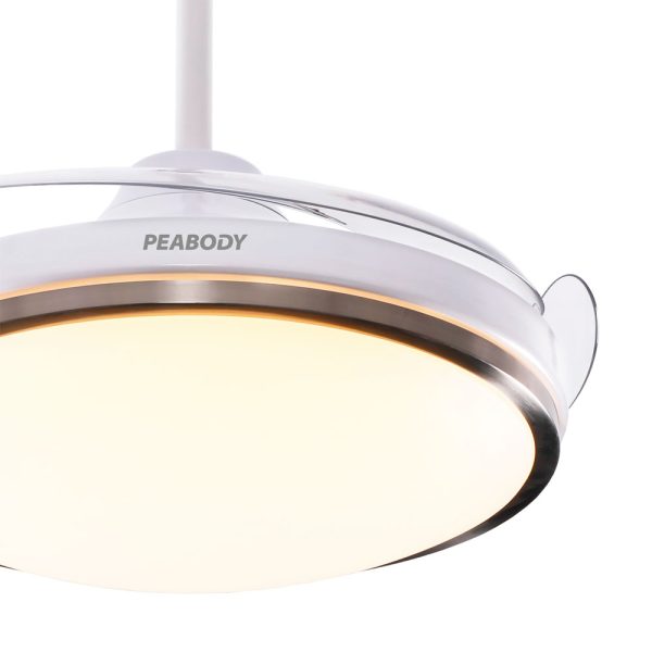 Ventilador de techo Retráctill Peabody VTRDC425B BLANCO - Imagen 3