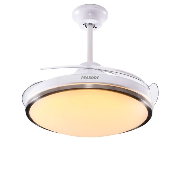 Ventilador de techo Retráctill Peabody VTRDC425B BLANCO - Imagen 5